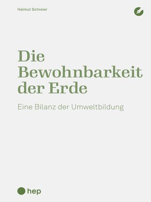 cover image of Die Bewohnbarkeit der Erde (E-Book)